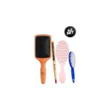 Nacario Elsa Professional 4'lü Saç Fırçası ve Tırnak Fırçası Set