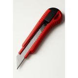 Nacario Eltos Alüminyum Maket Bıçağı, 18 mm Falçata, Otomatik Kilitleme, Ergonomik Kesim Aracı, Dayanıklı El Aleti, Hassas Kesim Için Uygun, Kaymaz Tutma Yüzeyi, Profesyonel Kullanıma Uygun