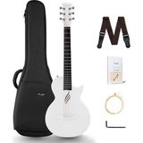 Nacario Enya Nova Go Wh Beyaz Renk Akustik Gitar