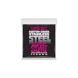 Nacario Ernie Ball Süper Slinky Paslanmaz Çelik Yara Elektro Gitar Telleri, Ölçü 9-42