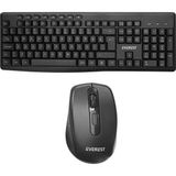 Nacario Everest Km-719 Siyah 2In1 Kablosuz Q Multimedia Klavye + Mouse Set