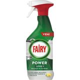Nacario Fairy Power Sprey, 3'ü 1 Arada, Bulaşıklarınız ve Mutfağınız Için Zahmetsiz Temizlik ve Parlaklık, Limon Kokulu, 500ML