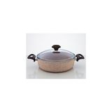Nacario Falez Creamy Granitec 22CM Kısa Granit Tencere