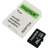 Nacario Faster 256 Gb Uhs-I U1 Sınıf 10 Micro Sdhc Hafıza Kartı