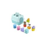 Nacario Fisher-Price Hayvan Dostlarımın Çantası Fisher-Price Şirin Dostlar Hayvan Dostlarımın Çantası, Bebekler ve Yürüme Çağındaki Çocuklar Için Şekil Eşleştirme Oyuncağı, 8 Blok HTW93
