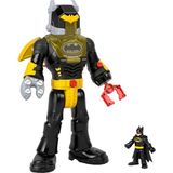 Nacario Fisher-Price Imaginext Dc Super Friends™ Batman™ Insider ve Exo Kostümü Imaginext Dc Super Friends Batman Insider ve Exo Kostümü, Işıklı ve Sesli Siyah Robot, 6 Parça HYG31
