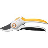 Nacario Fiskars Bypass Bahçe Makası Taze Dallar ve Çalılar Için, Yapışmaz Kaplama, Çelik Bıçaklar/alüminyum Saplar, Siyah/turuncu, Plus, P531, 1057168