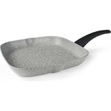Nacario Flonal Dura Induction Tava, Sağlıklı Pişirme ve Kızartma Için, Yapışmaz ve Son Derece Çizilmeye Karşı Dayanıklı, Indüksiyon, Gaz, Seramik, Italyan Premium Kalite, Grillpfanne 28CM