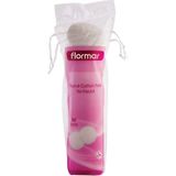 Nacario Flormar Makyaj Temizleme Pamuğu - Round Cotton Pad 001 Çift Katli, Yuvarlak Pamuk 001