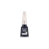 Nacario Flormar Nail Enamel Yüksek Pigmentli & Parlak Bitişli Oje - PL398 Blue Black New