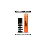 Nacario Fontenay Saç Dolgunlaştırıcı Keratin Fibers Siyah Topik Saç Tozu 50GR + Saç Spreyi 400ML 2'li Set 2
