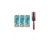 Nacario Fontenay Saç Şekillendirici Pudra Toz Wax Mat Effect X3 Profesyonel Saç Fırçası 1018 4'lü Set