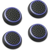 Nacario Fosmon [4] Analog Stick Joystick Controller Için Performance Baş Parmak Eklentisi Ps4 | Ps3 | Xbox One | Xbox One S | Xbox 360 | Wii U (Siyah ve Mavi) A1669