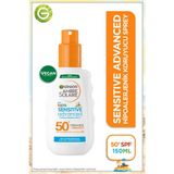 Nacario Garnier Ambre Solaire Sensitive Advanced Güneş Koruyucu Çocuk Sprey GKF50+ 200ML