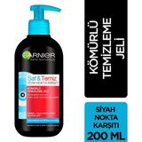 Nacario Garnier Skin Naturals Saf & Temiz Siyah Nokta Karşıtı Kömürlü Temizleme Jeli 200 ml 1 Paket (1 x 200 Ml)