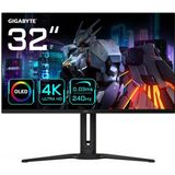 Nacario Gıgabyte Aorus FO32U2 31.5" OLED Oyuncu Monitörü, 4K UHD (3840X2160), 240Hz 0.03MS Gtg, Anti-Reflection, HDMI 2.1 & Displayport 1.4 Usb-C, Displayhdr True BLACK400, Clearmr 13000, Kvm, Dahili Hoparlör