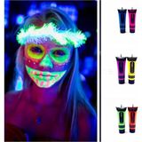 Nacario Glow Stick Boya Fosforlu Krem Boya 12 Adet