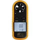 Nacario GM816 Anemometre Termometreli Hava Akım Ölçer, Siyah