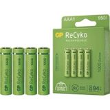 Nacario Gp Recyko 950 Mah Aaa 4'Lü Şarjlı İnce Kalem Pil Gp100Aaahce-2Eb4 (Gprhc103E001)