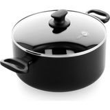 Nacario Greenpan Cambridge CW002320 – 002 Tencere Kapağı/cam/alüminyum Siyah 24 cm