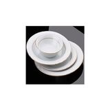 Nacario Gural Porselen Güral Porselen Mat Yaldızlı Çukur Yemek Tabağı 12'li SF19CK23