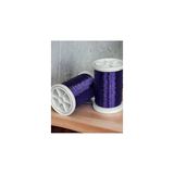 Nacario Gürbüz Filografi 0.30MM (100GR - 150M) Bakır Üstü Gümüş Kaplı Parlak Mor Renkli Filografi Teli