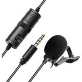 Nacario Haiki Hk-401 Profesyonel Youtuber Kamera Telefon Yaka Mikrofonu (6 Metre Kablolu)