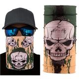 Nacario Haki Kuru Kafa Baskılı Buff Bandana 25X48 Cm