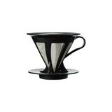 Nacario Hario 02 Kendinden Filtreli Dripper (Siyah)