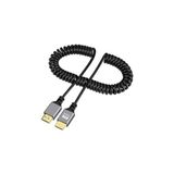 Nacario HDMI Spiral Yaylı Uzayabilen Fullhd 4K 60Hz UHD Kablo (0.5-2 Metre)