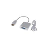 Nacario HDMI To VGA Dönüştürücü Kablo Ses Destekli Adaptör Çevirici Ps3 Kulaklık Monitör Tv LED Uydu 4548