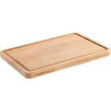 Nacario Henckels By Zwıllıng Kesme Tahtası Ahşap Kesme Tahtası, 32 x 22 x 2 Cm, Meyve Suyu Oluğu, Çift Taraflı Kullanılabilir