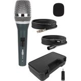 Nacario Hepa Merz RST-350 Profesyonel Dinamik Cardioid Kablolu El Mikrofonu Kaliteli (Çanta ve Full Set)