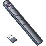 Nacario Hobimtek Dijital Ekranlı Şarjlı Lazer Sunum Kumandası Şarj Göstergeli Lazer Powerpoint Laser Pointer Slayt Atlatıcı