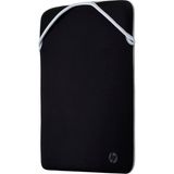 Nacario Hp - Pc Protective Çift Taraflı Kılıf, 15,6 Dizüstü Bilgisayarlar Için, Çift Taraflı Tasarım, Siyah/gümüş