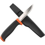 Nacario Hultafors El Işi Bıçağı Hvk Gh I Çok Amaçlı Bıçak, Kaymaz Santoprene® Saplı ve Birinci Sınıf Karbon Çelikten Bıçak I Iş Pantolonu Için Kılıf ve Tutucu Dahil I 380210