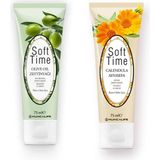 Nacario Huncalife Soft Tıme Zeytinyağlı Besleyici 75 ml + Aynısefa Çiçekli, Onarıcı El Kremi 75 ml