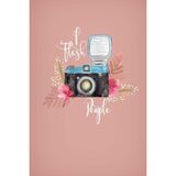 Nacario I Flash People: Photographer Gifts, Camera Paper Pad, Photographer Notebook, Phtography Journal, Compendium Journal, Women With Cameras, Vintage Camera Gifts, 6x9 Notebook College Ruled