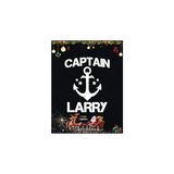 Nacario Independently Published Christmas Sketch Book: Captaın Larry Funny Birthday Personalized Name Boat Gift, 120 Pages Help You Design Your Ideas Size 8.5 x 11 Inches Sketchbook