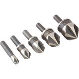 Nacario Irwin Tools 1877791 Konik Havşa Matkap Ucu, Siyah Oksit, 5 Parçalı