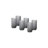 Nacario Jumbo Foggy Grey 6'lı Meşrubat Bardağı