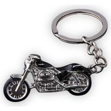 Nacario Kdot Motorsiklet Tasarımlı Anahtarlık, Siyah, Çinko Alaşım Metal, Motor Temalı, Dayanıklı, 4.5x2.5 cm