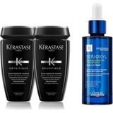 Nacario Kerastase Densifique Erkek Şampuan 2X250 ml + L'oreal Serioxyl Stemoxydine%5 Denser Hair 90 ml Set