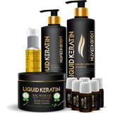 Nacario Keratin Yağlı Saç Botoksu No 2 (Onarım + Yoğun Nem) Keratin Bakım Seti - Yanan Yıpranan Kuru Saçlara