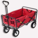 Nacario Keter Beach Waggon Katlanır Taşıma Arabası Kırmızı Polyester