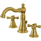 Nacario Kingston Brass FSC1973AAX Amerikan Klasik 20,32 cm Perakende Açılır Yaygın Banyo Bataryası, Fırçalanmış Pirinç