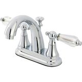 Nacario Kingston Brass KS7611WLL Wilshire 10,6 cm Merkezli Lavabo Musluğu, Pirinç Açılır Kaplı, Krom, 10,16 cm Musluk Erişimi