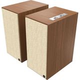 Nacario Klipsch The Nines Aktif Hoparlör (Çift) - Titanyum Lts Havalandırmalı Tweeter, Bluetooth Kablosuz Bağlantı, Yüksek Çözünürlüklü Ses, Dinamik Bass Ekolayzırı, Ceviz