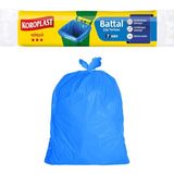 Nacario Koroplast Güçlü Battal Boy Çöp Poşeti 7'li 72X95CM Sızdırmaz Yırtılmaz Battal Boy Çöp Torbası, Geri Dönüştürülebilir Atık Torbası, Restoran, Kafe, Ofis-Işyeri, Ev-Mutfak Için Güçlü Çöp Poşeti