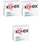 Nacario Kotex Fresh Rahatlık & Koruma Günlük Ped, 56'lı x 3 Adet